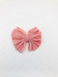 Ruffle Hair Bow Clip & Headband