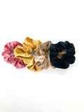 4 Pack Velvet Scrunchies