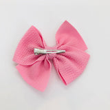 Waffle Knit Hair Bow